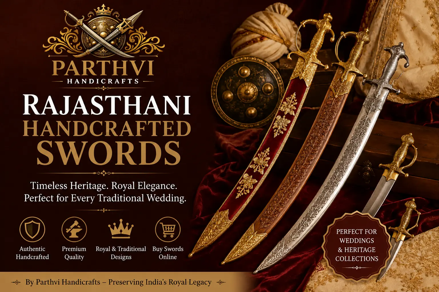 Rajasthani Handcrafted Swords