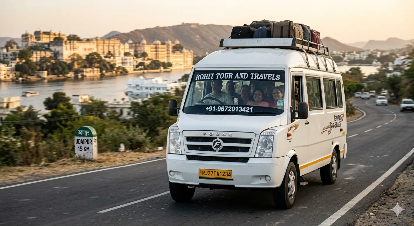 Tempo Traveller Service in Udaipur